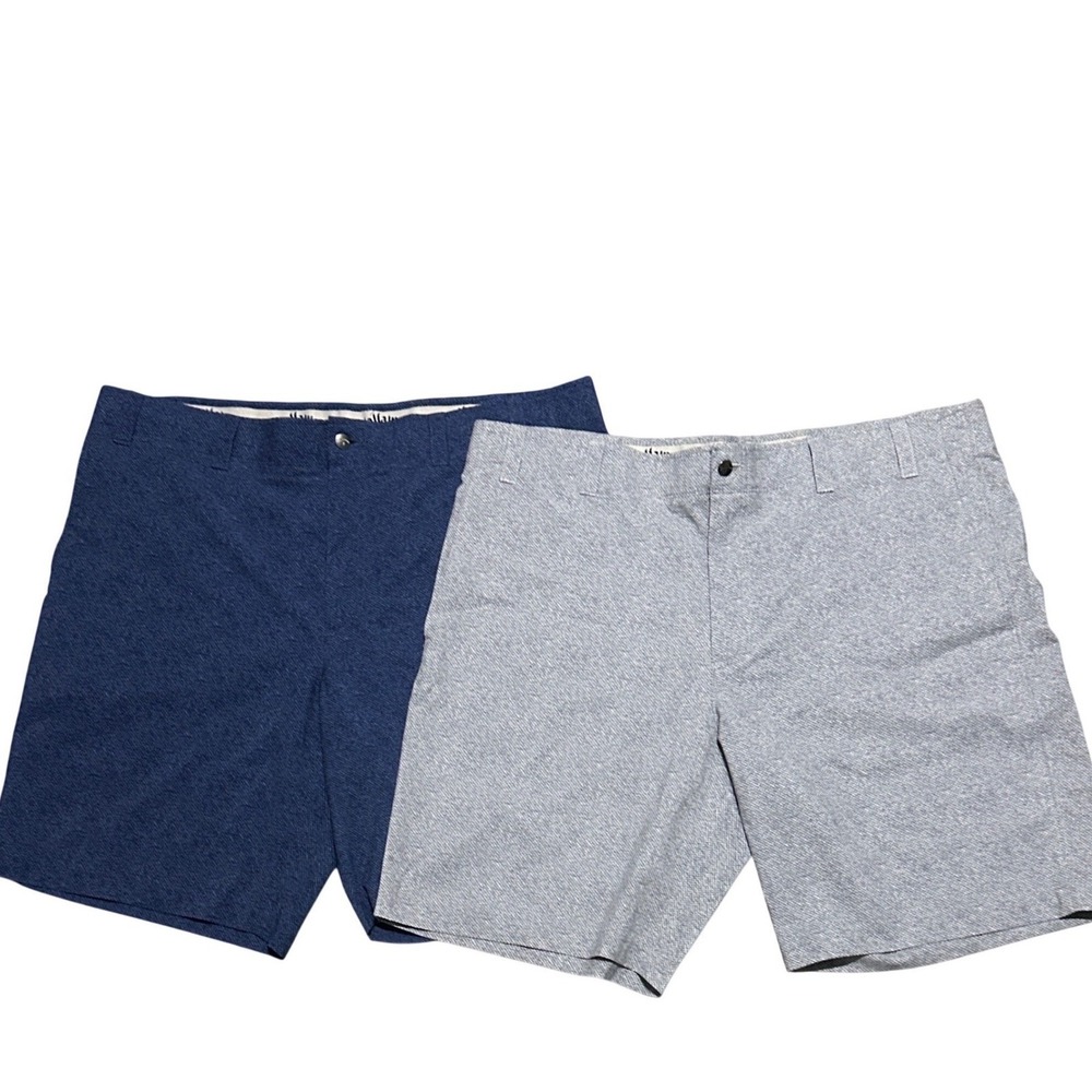 Callaway Men Golf Shorts Size 40 Bundle Navy Blue Light Grey Stretch 2 Pairs EUC